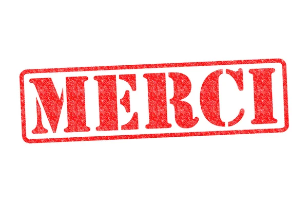 Merci-Stempel — Stockfoto