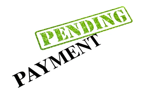 Payment PENDING — Stock Photo, Image
