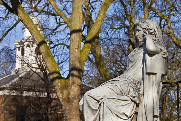 Statue de Sarah Siddons sur Paddington Green — Photo