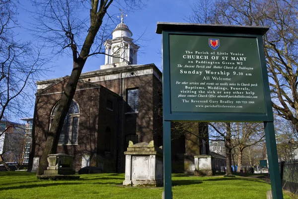 Igreja de Santa Maria em Paddington, Londres — Fotografia de Stock