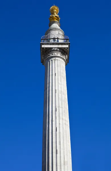 Monument över den stora branden i London — Stockfoto