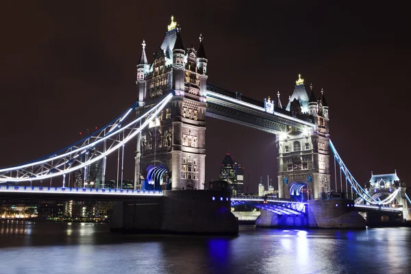 Tower Bridge éjjel — Stock Fotó