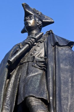 Genel james wolfe heykel greenwich Parkı
