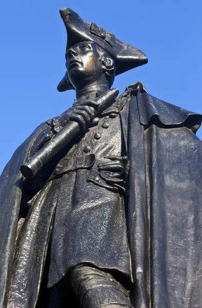 Allmänna james wolfe staty i greenwich park — Stockfoto