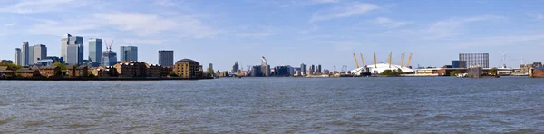 London Docklands Panoramic — Stock Photo, Image