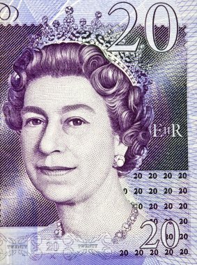 yirmi pound Kraliçe