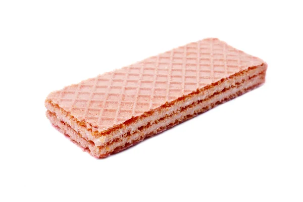 Pembe gofret snack — Stok fotoğraf