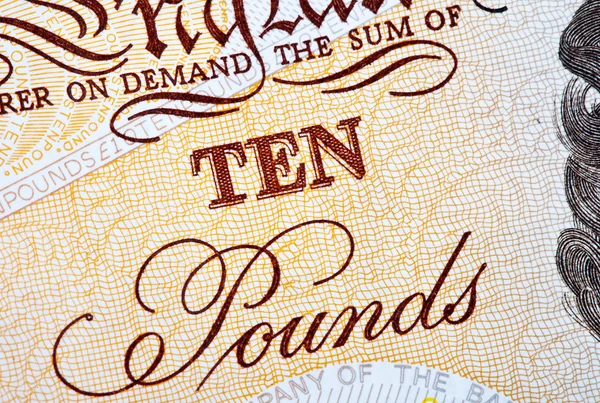 Ten Pounds — Stock Photo, Image