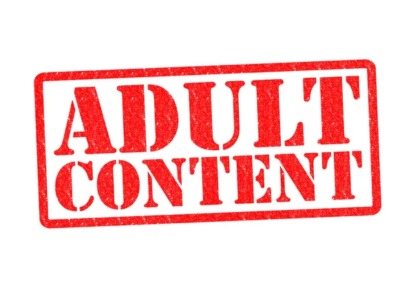 Contenuti per adulti — Foto Stock