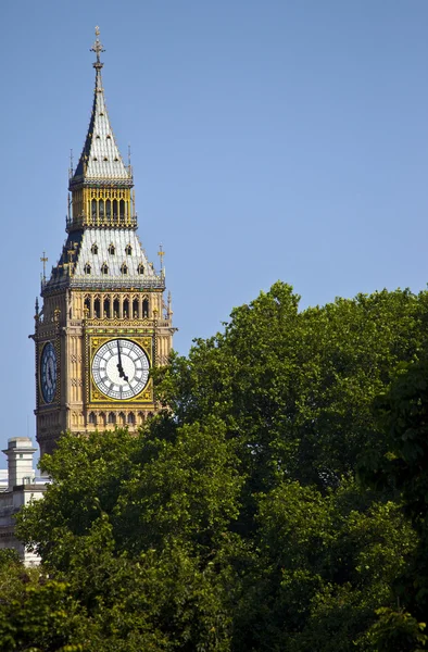 Pemandangan Big Ben dari St James 's Park — Stok Foto