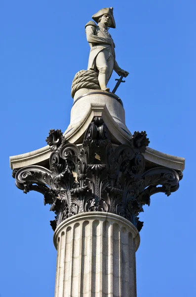 Nelsonův sloupek v Londýně. — Stock fotografie