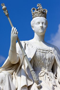 Kraliçe victoria heykel de kensington Sarayı Londra
