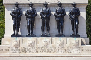 Guards Memorial at Horseguards Parade in London clipart