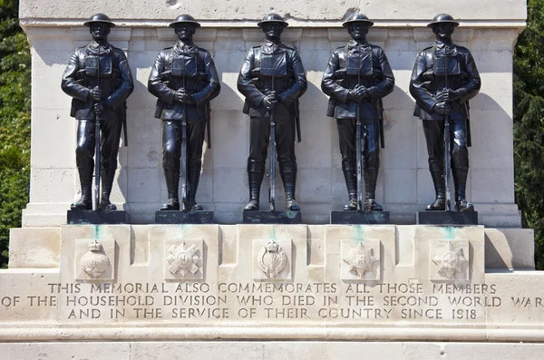 Stráže památník na horseguards parade v Londýně — Stock fotografie