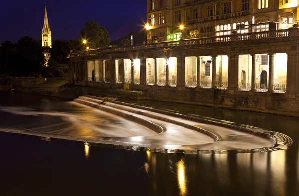 Pulteney Weir in Bath — Stock Photo, Image