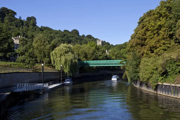 River Avon Flowing through Bath — Stock Photo, Image