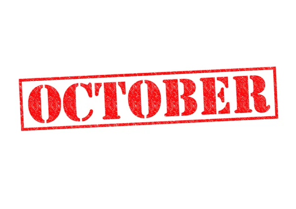 OCTOBER — Stock Photo, Image