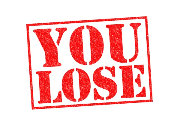 YOU LOSE — Stock Photo, Image