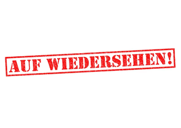 AUF WIEDERSEHEN! — Stock Photo, Image