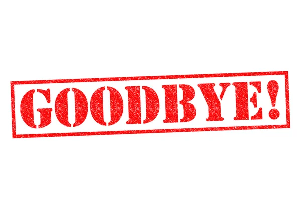 GOODBYE! — Stock fotografie