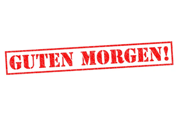 GUTEN MORGEN — Stock Photo, Image