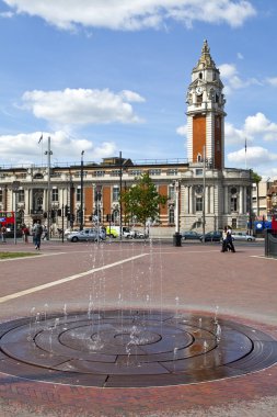 windrush Meydanı ve brixton, london town hall lambeth.