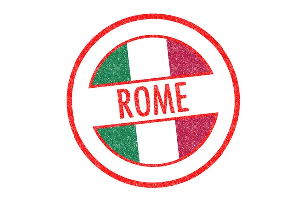 ROME gummistempel - Stock-foto