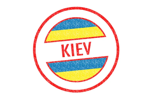 KIEV Rubber Stamp — Stock Photo, Image