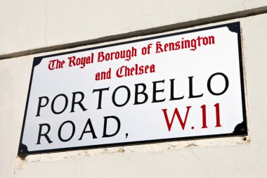 Londra 'daki Portobello Yolu.