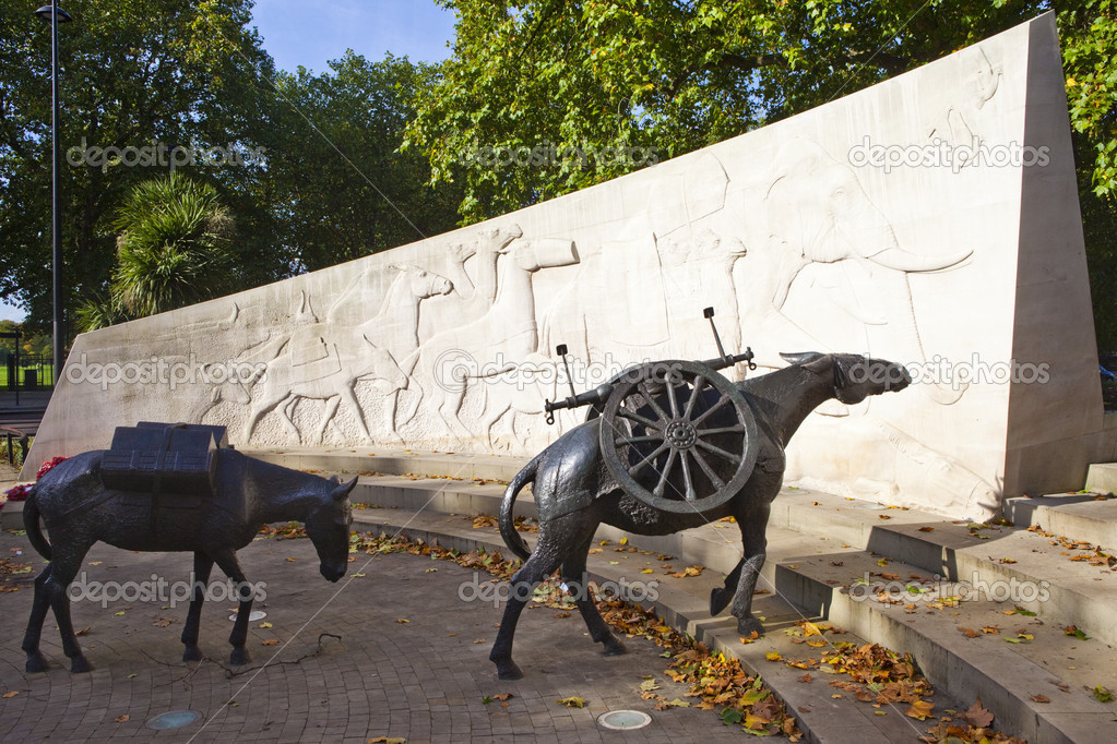 Animals In War Memorial in London