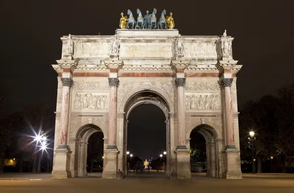 Der Triumphbogen des Karussells in Paris — Stockfoto