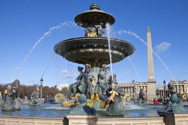 Place de la concorde w Paryżu — Zdjęcie stockowe