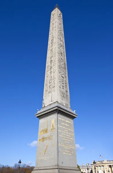 Obelisk am Place de la concorde in Paris — Stockfoto