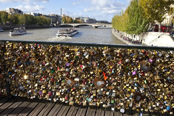 View from Pont des Arts in Paris — Stock Photo, Image