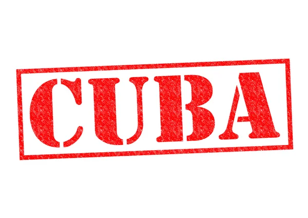 CUBA Rubber Stamp — Stock Photo, Image