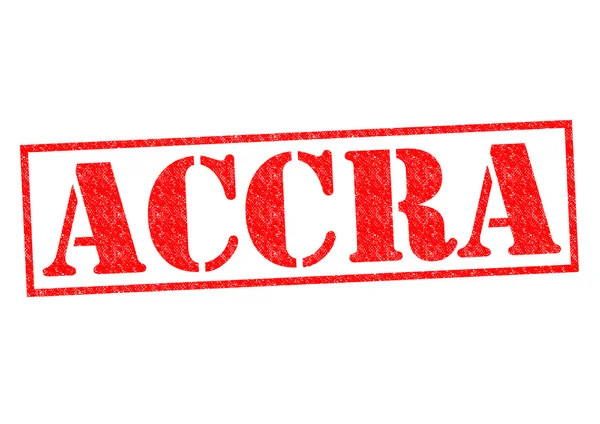 Резиновая марка ACCRA — стоковое фото