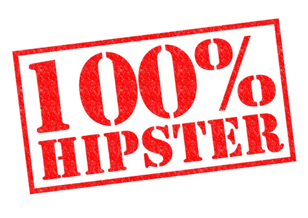 100% HIPSTER — Foto Stock