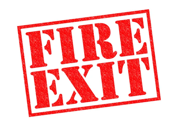 FIRE EXIT — Stock Photo, Image