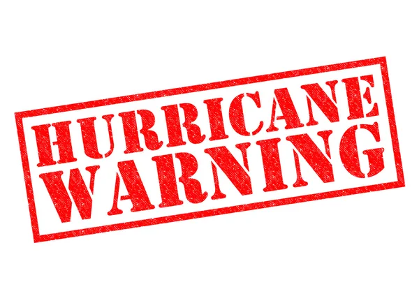 HURRICANE WARNING — Stock Photo, Image