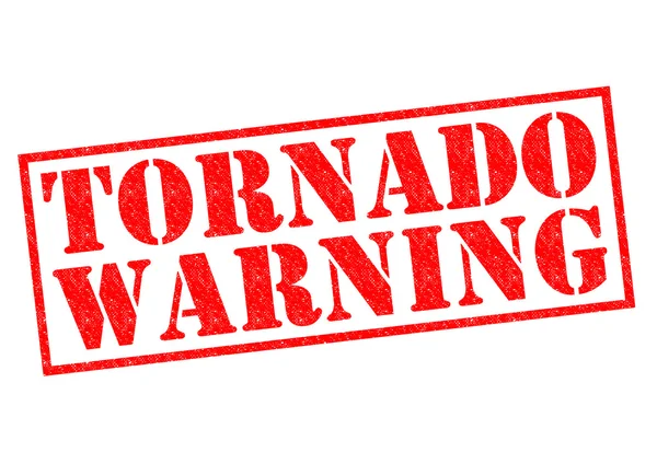 Tornado-Warnung — Stockfoto