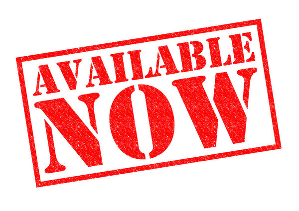AVAILABLE NOW!