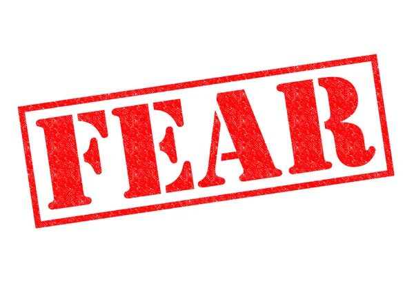 FEAR Rubber Stamp — Stock Photo, Image