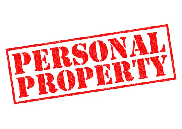 PROPIEDAD PERSONAL — Foto de Stock