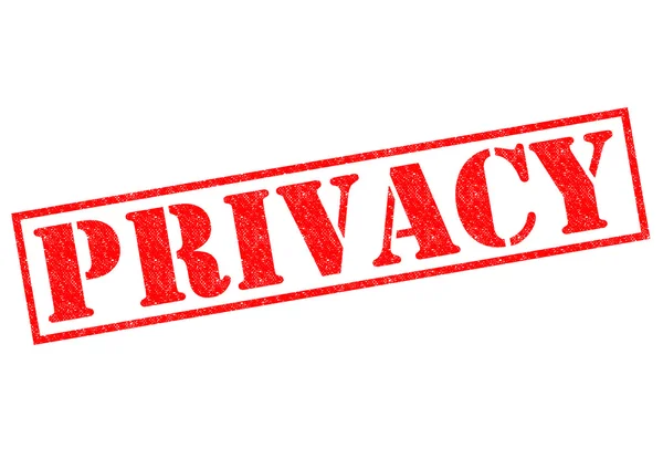 Privacy — Stockfoto