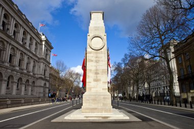 aşağı Londra'da whitehall kenotaph