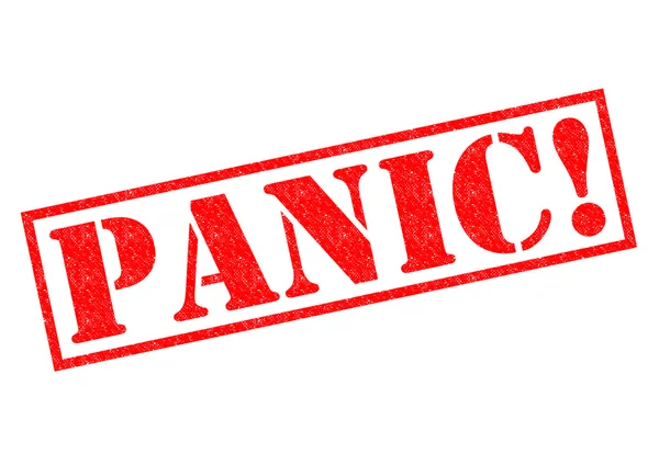 Pânico! — Fotografia de Stock