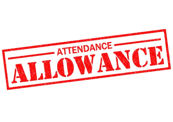 ATTENDANCE ALLOWANCE — Stock Photo, Image