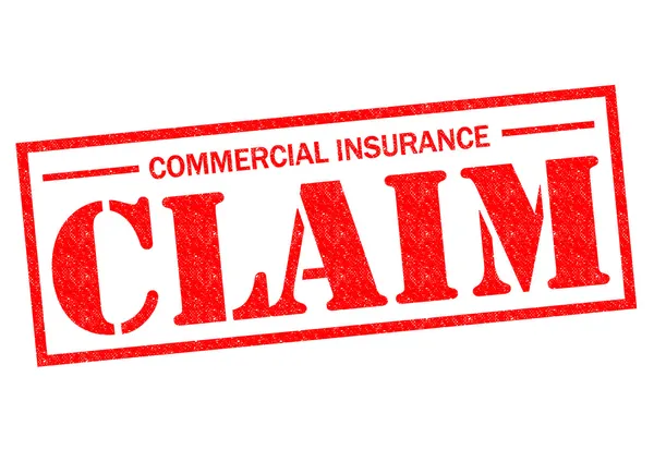 COMMERCIAL INSURANCE CLAIM — Stock Photo, Image