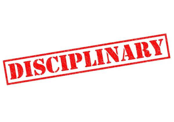 DISCIPLINARY — Stock Photo, Image