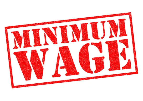 Salário mínimo — Fotografia de Stock